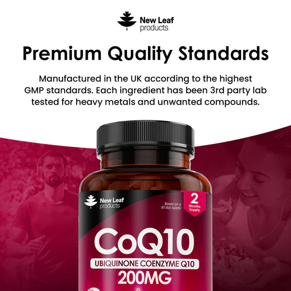 New Leaf CoQ10 Co Enzyme High Strength - 120 Capsules