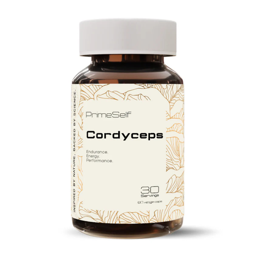 PrimeSelf Organic Cordyceps Mushroom - 60 Capsules