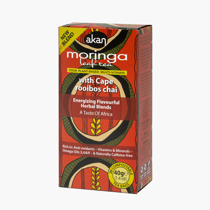 Akan Moringa with Cape Rooibos Chai Tea 40g (20 tea bags)