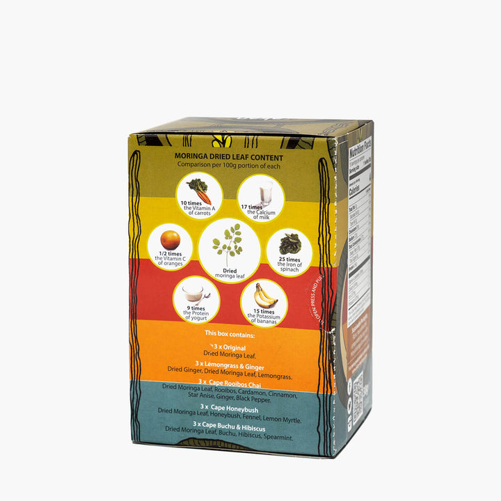 Akan Moringa Herbal Blends Collection Tea 30g (15 tea bags)