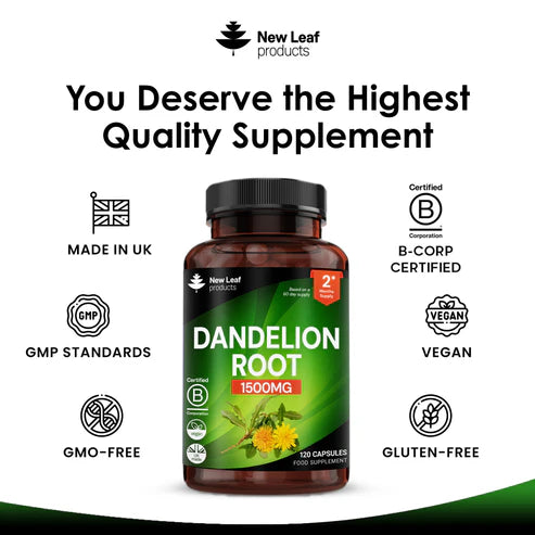 New Leaf Dandelion Root - 120 Capsules