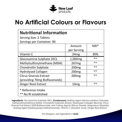 New Leaf Glucosamine 7 in 1 Complex - 180 Tablets