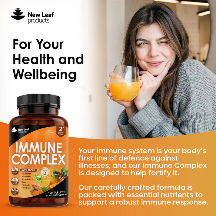 New Leaf Immune Complex - 120 Tablets