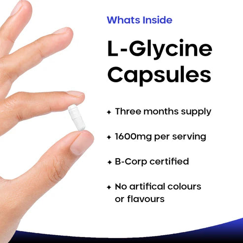 New Leaf L-Glycine - 180 Capsules