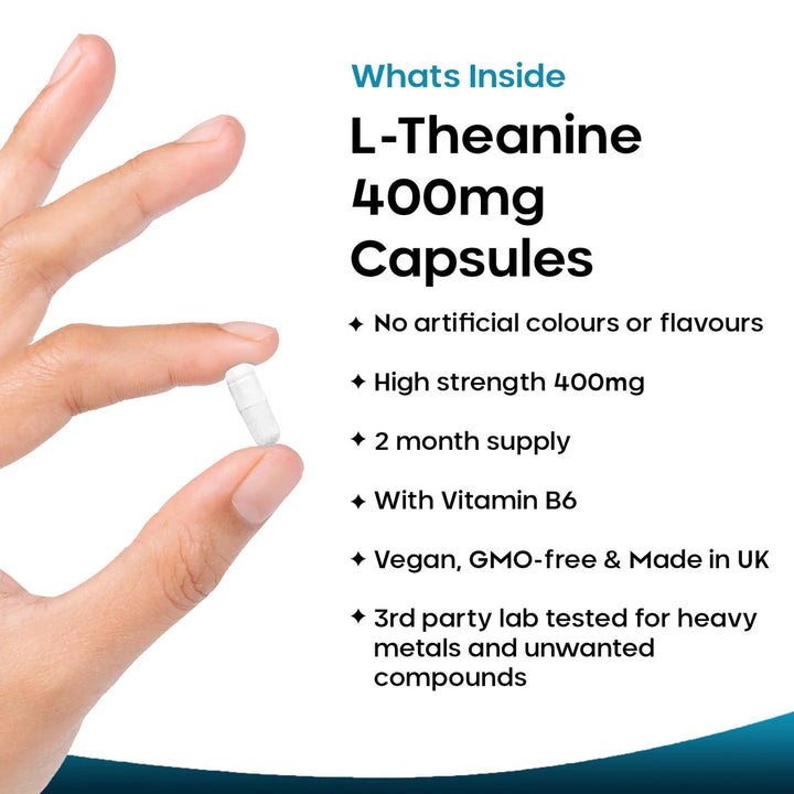 New Leaf L-Theanine Enriched with Vitamin B6 - 120 Capsules