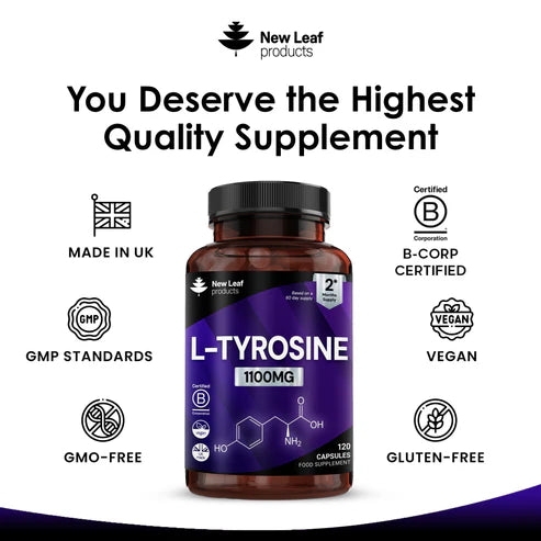 New Leaf L-Tyrosine - 120 Capsules