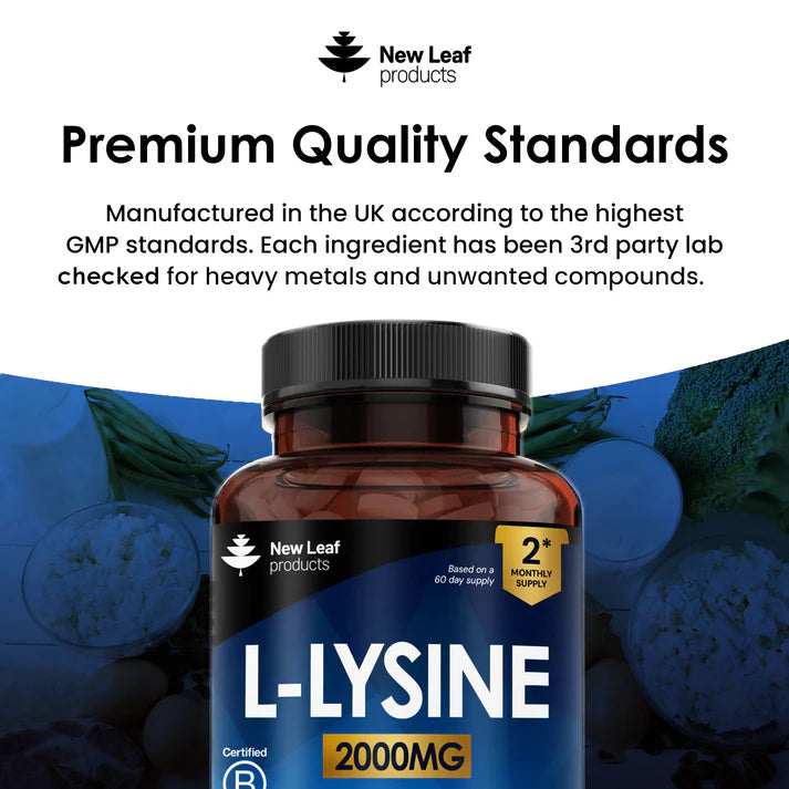 New Leaf L-Lysine - 120 Tablets