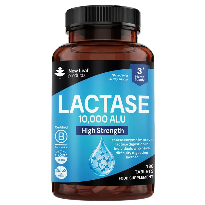 New Leaf Lactase – 180 Tablets