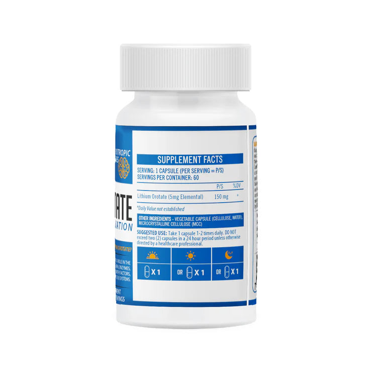 NeuroActive Lithium Orotate - 60 Capsules