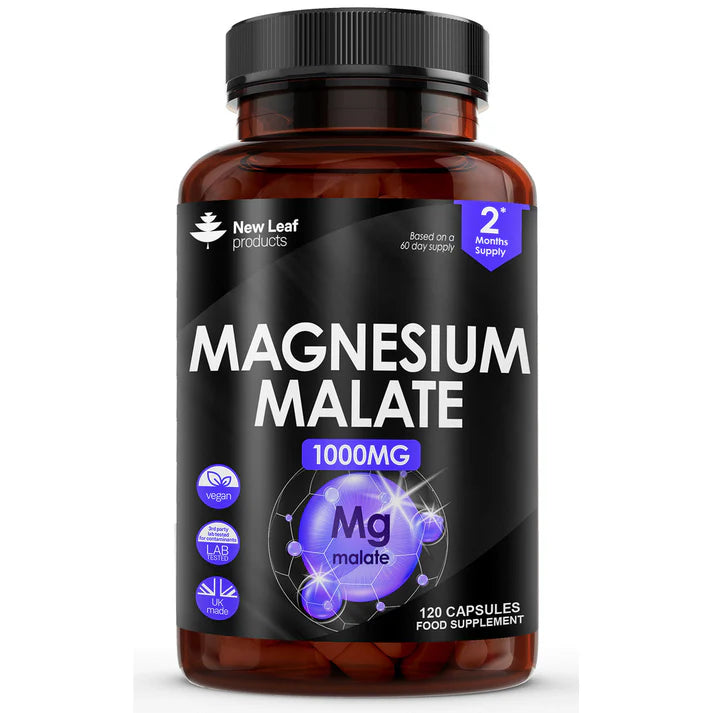 New Leaf Magnesium Malate - 120 Capsules