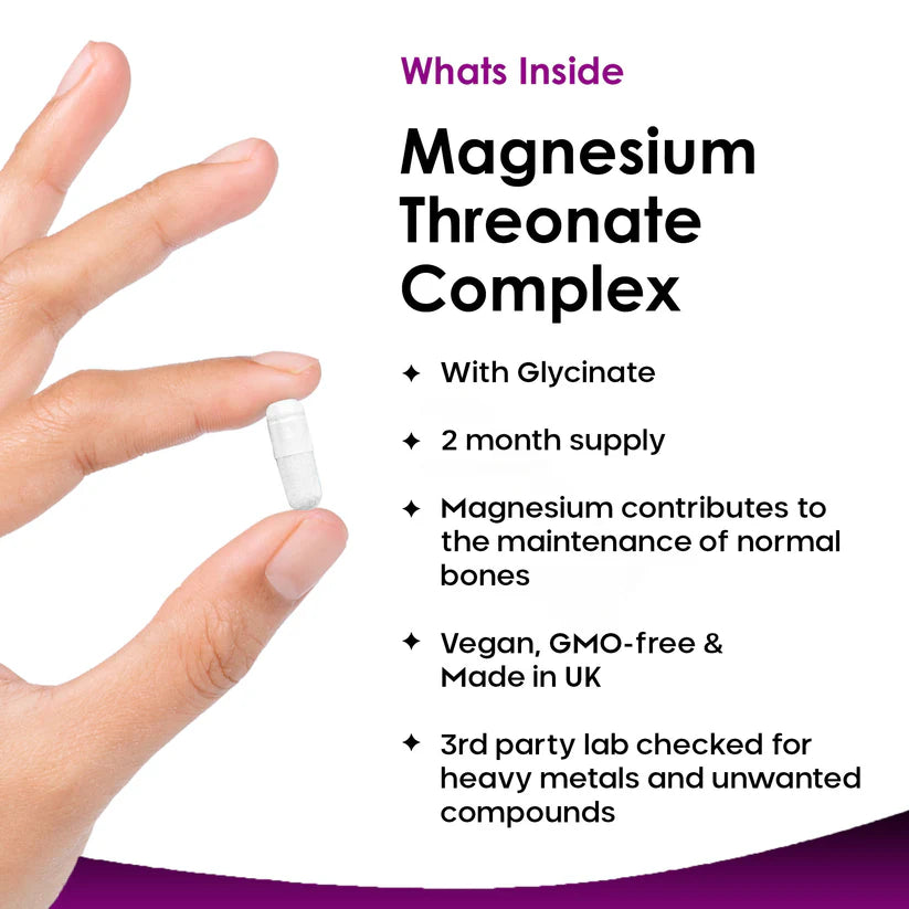 New Leaf Magnesium Threonate Glycinate Complex - 180 Capsules