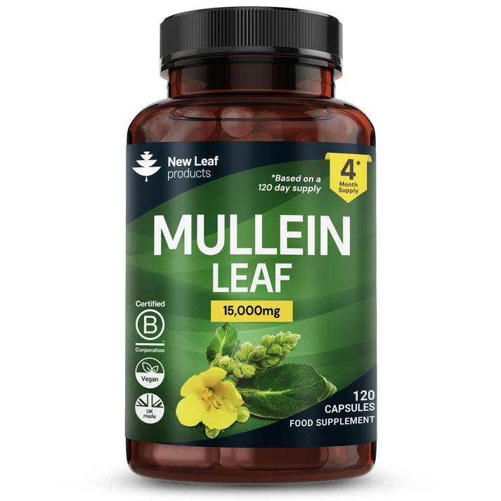 New Leaf Mullein Leaf – 120 Capsules