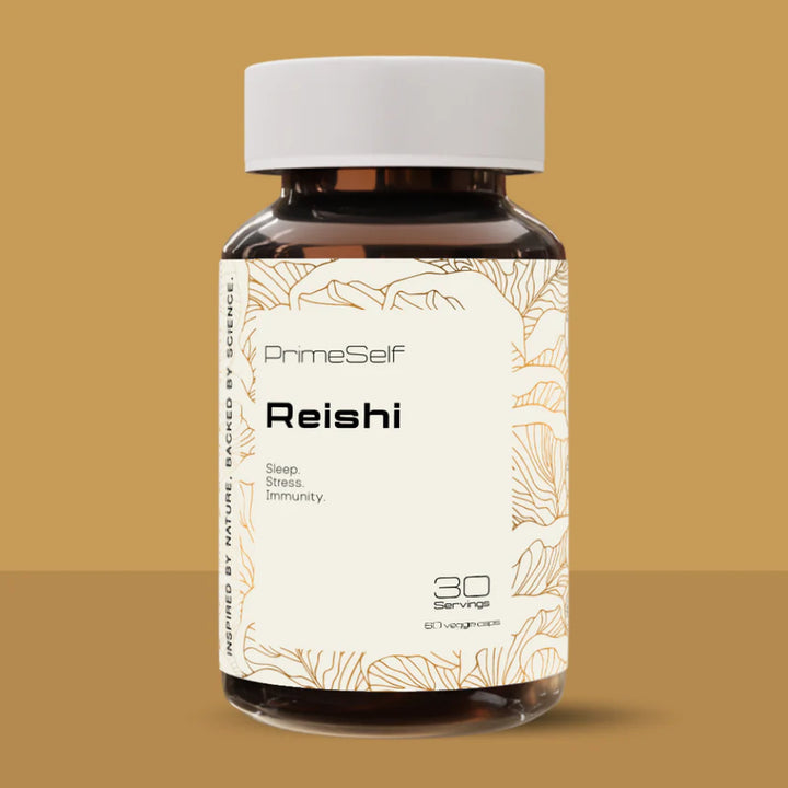 PrimeSelf Organic Reishi Mushroom - 60 Capsules