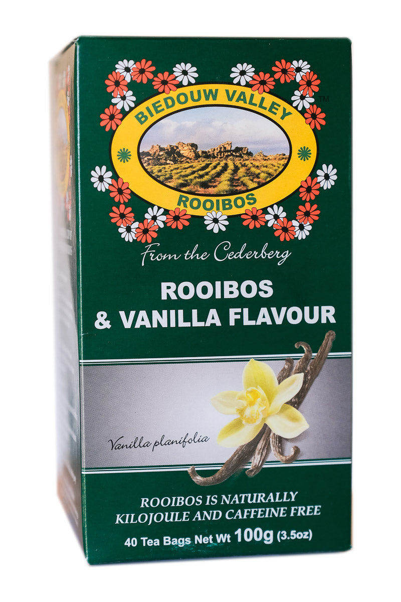 Biedouw Valley Tea - Rooibos & Vanilla - 40 tea bags (100g)