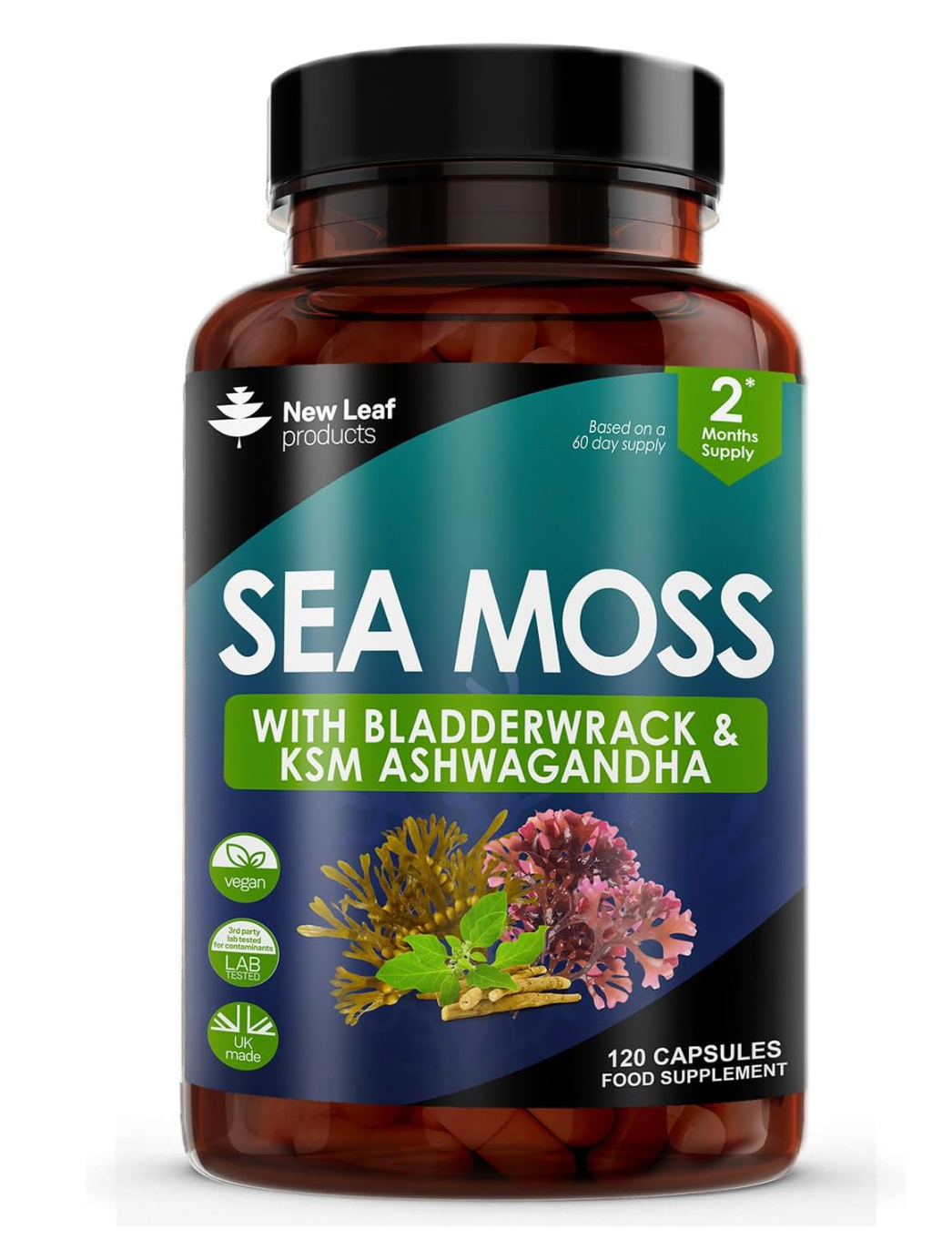 New Leaf Sea Moss Complex - 120 Capsules