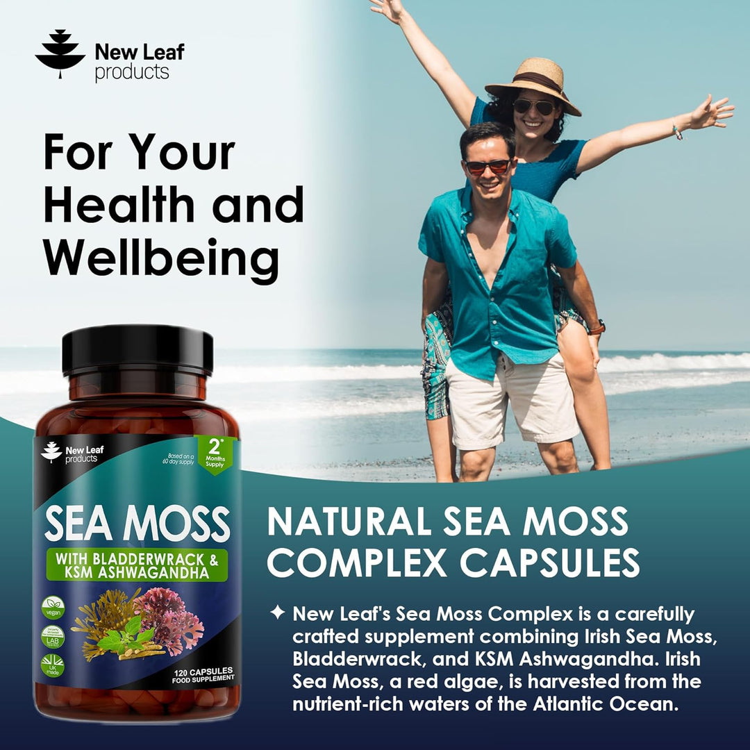 New Leaf Sea Moss Complex - 120 Capsules