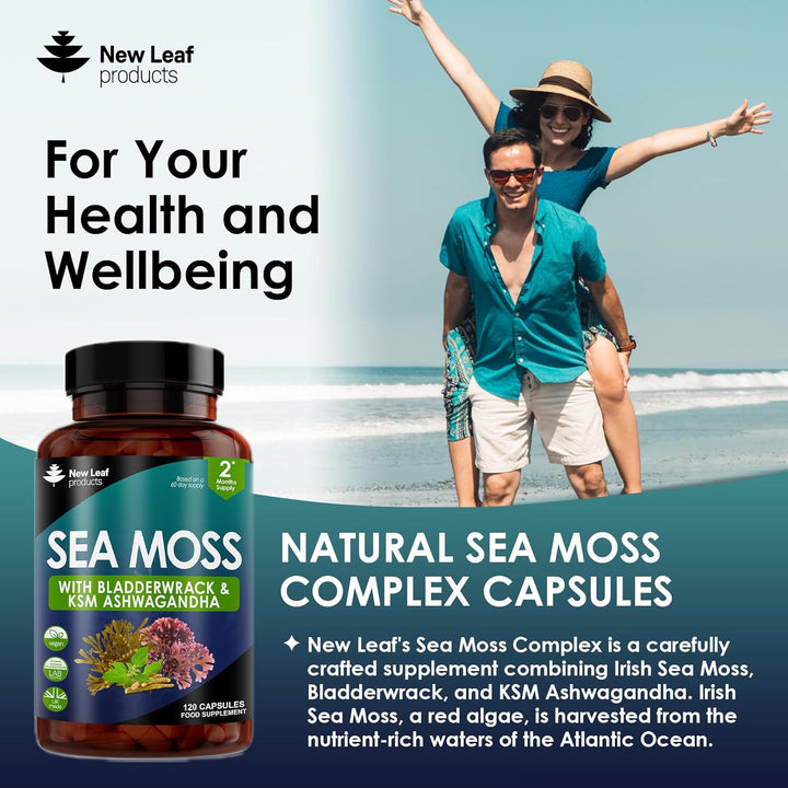 New Leaf Sea Moss Complex - 120 Capsules