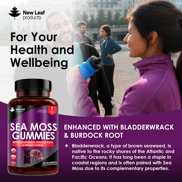 New Leaf Sea Moss Gummies - 60's