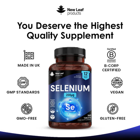 New Leaf Selenium - 365 Tablets