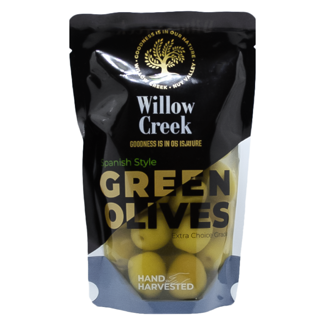 Willow Creek Pitted Spanish Style Green Olives - 200g