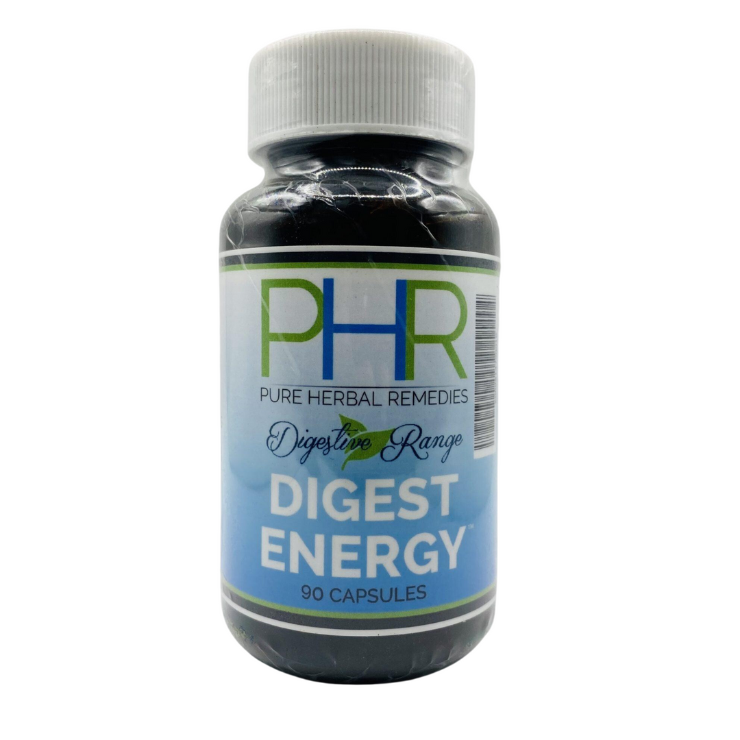 Pure Herbal Remedies Digest Energy Support - 90 Capsules