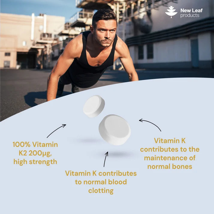 New Leaf Vitamin K2 MK-7 – 365 Tablets