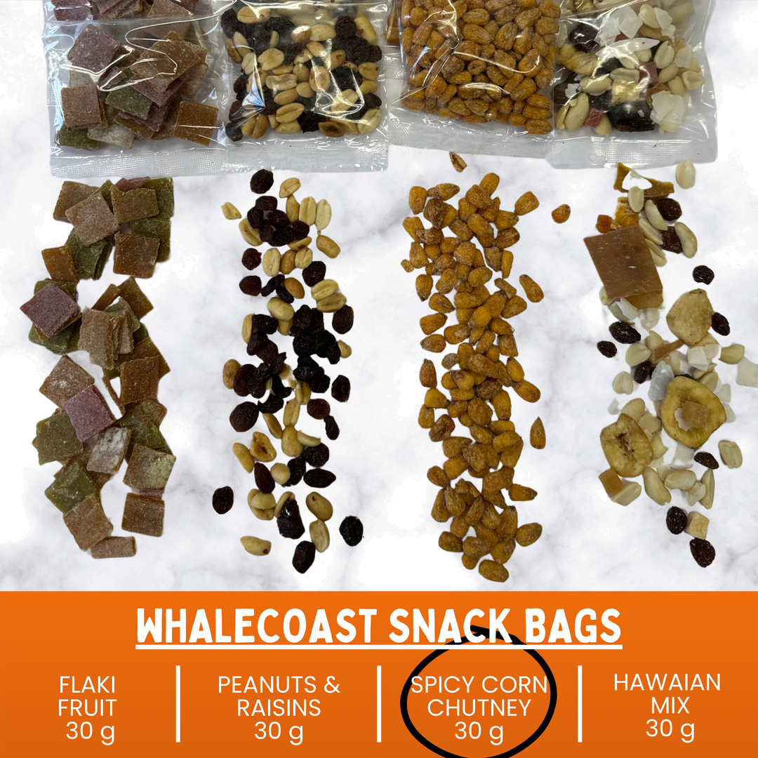 Whalecoast - Snack Bag: Spicy Corn Chutney 30x30g