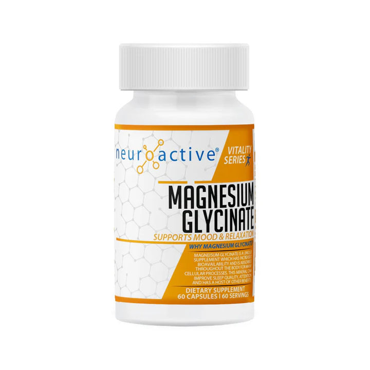 NeuroActive Magnesium Glycinate - 60 Capsules