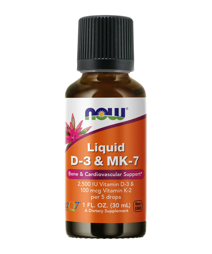 NOW Foods Liquid D-3 & MK-7 - 30ml