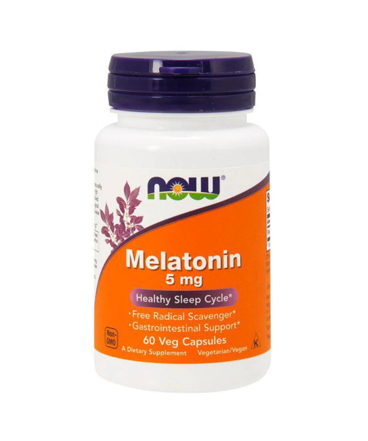 NOW Foods Melatonin 5mg - 60 Veg Capsules