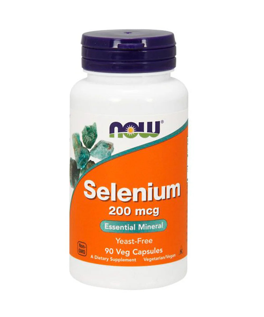 NOW Foods Selenium 200 mcg - 90 Veg Capsules