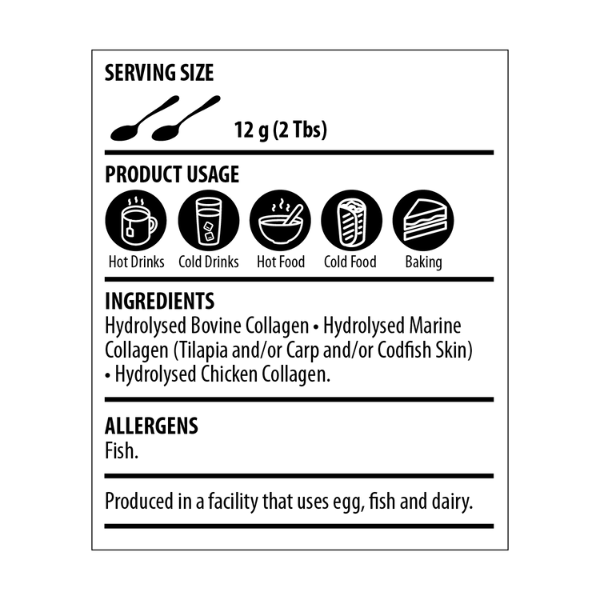 The Harvest Table Multi Collagen Granules (Type I, II and III)