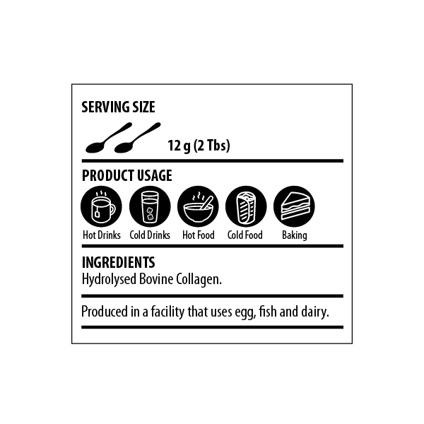 The Harvest Table Pure Bovine Collagen Granules (Type I and III)