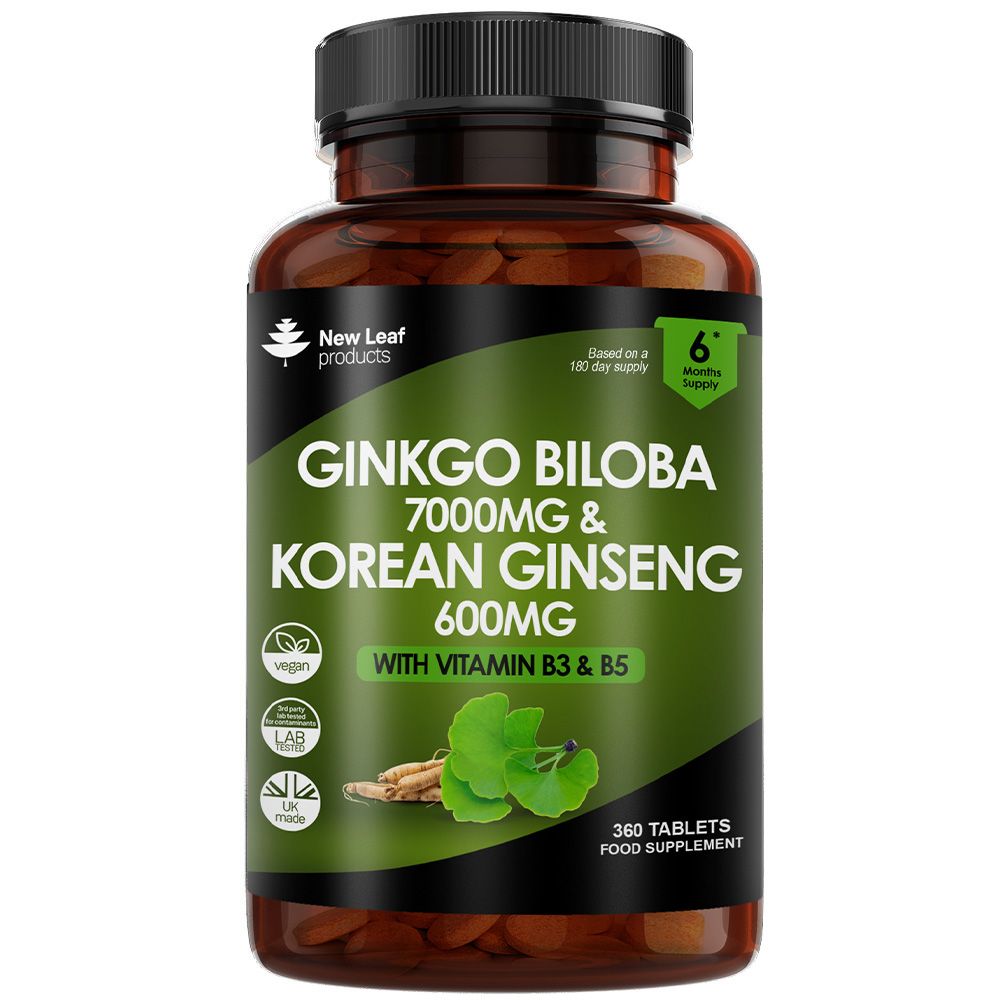 New Leaf Ginkgo complex - 360 Tablets