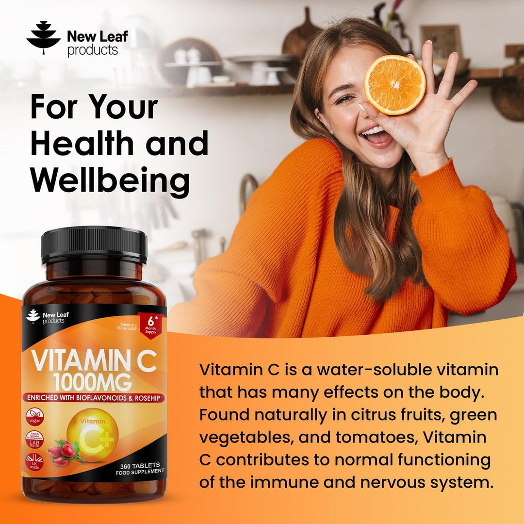New Leaf Vitamin C Tablets - 360 Tablets
