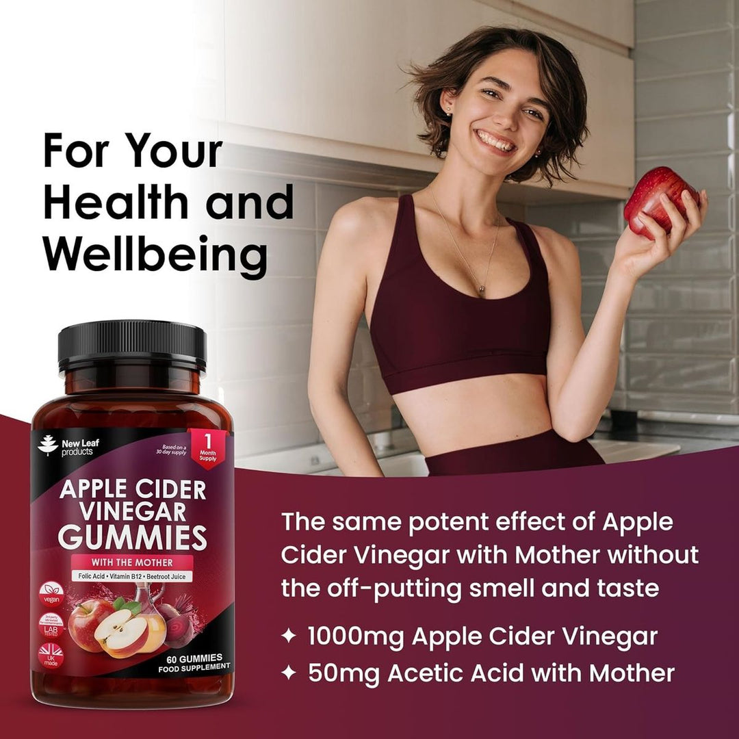 New Leaf Apple Cider Vinegar Complex Gummies - 60's