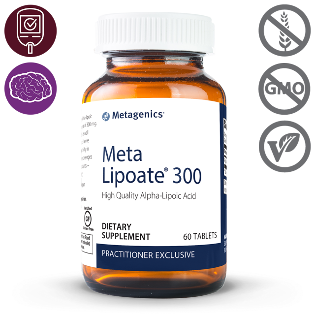 Metagenics Meta Lipoate 300 - 60 Tablets