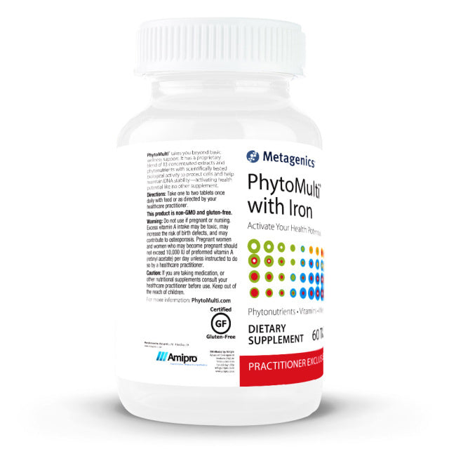 Metagenics PhytoMulti with Iron - 30 Tablets