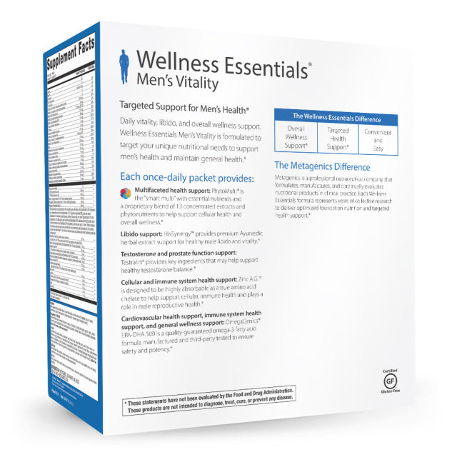 Metagenics Wellness Essentials: Men's Vitality - 30 Packets