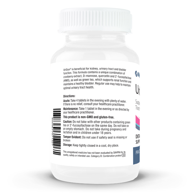 Metagenics UriDyn - 30 Tablets - Support Woman With Bladder Health Concerns