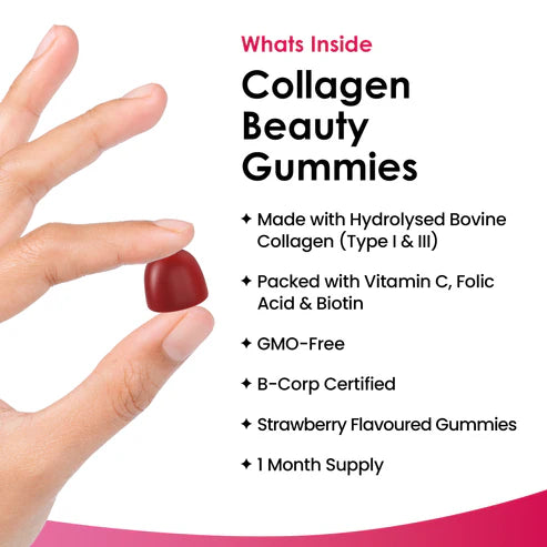 New Leaf Collagen Gummies Vitamin C, Folic Acid & Biotin - 60 Gummies