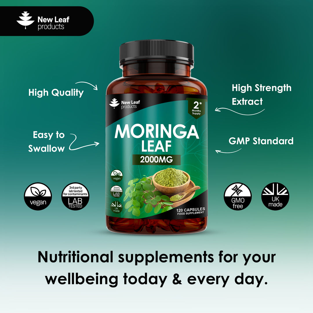 New Leaf Moringa Capsules - 120 Capsules