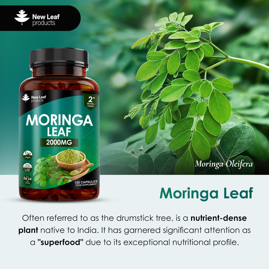 New Leaf Moringa Capsules - 120 Capsules