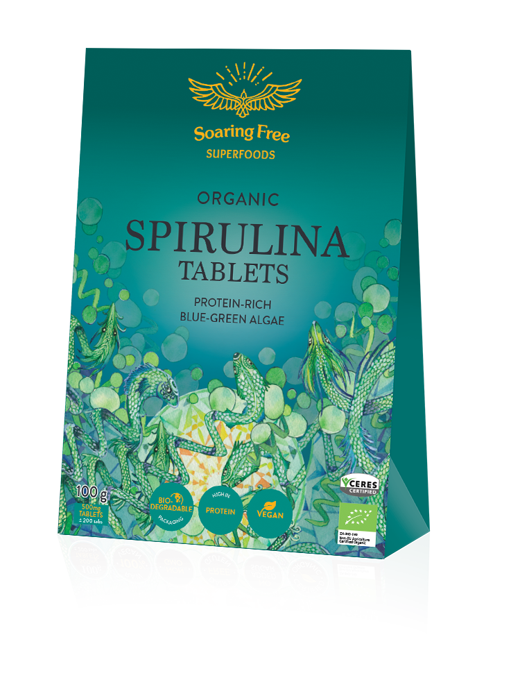 Soaring Free Superfoods Organic Spirulina Tablets