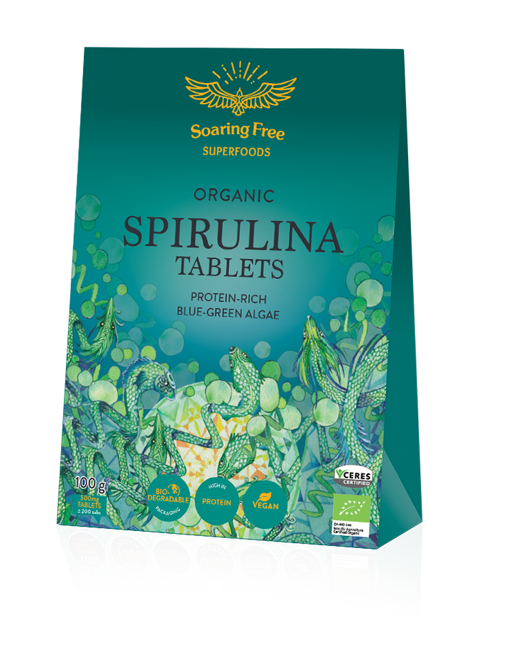 Soaring Free Superfoods Organic Spirulina Tablets