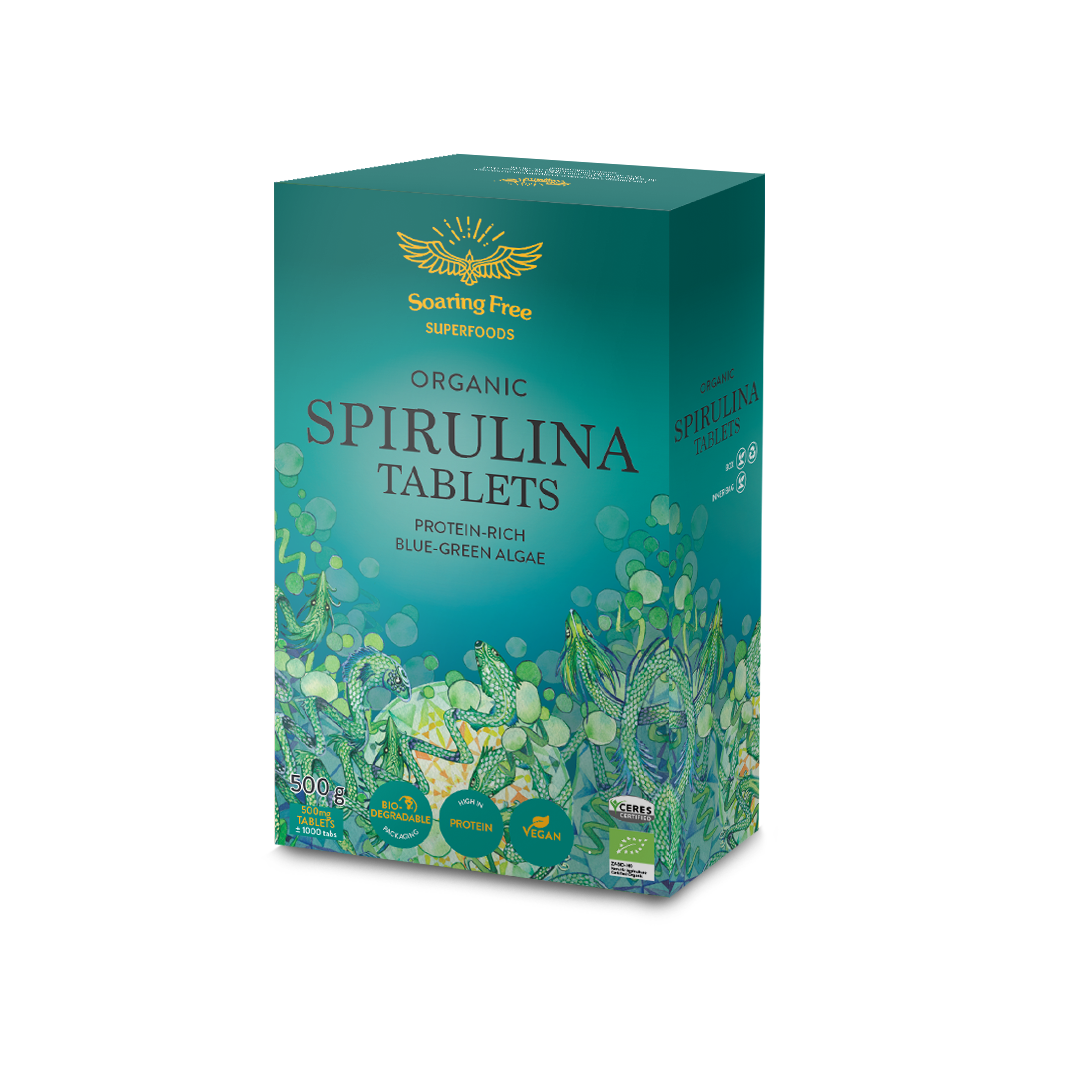 Soaring Free Superfoods Organic Spirulina Tablets