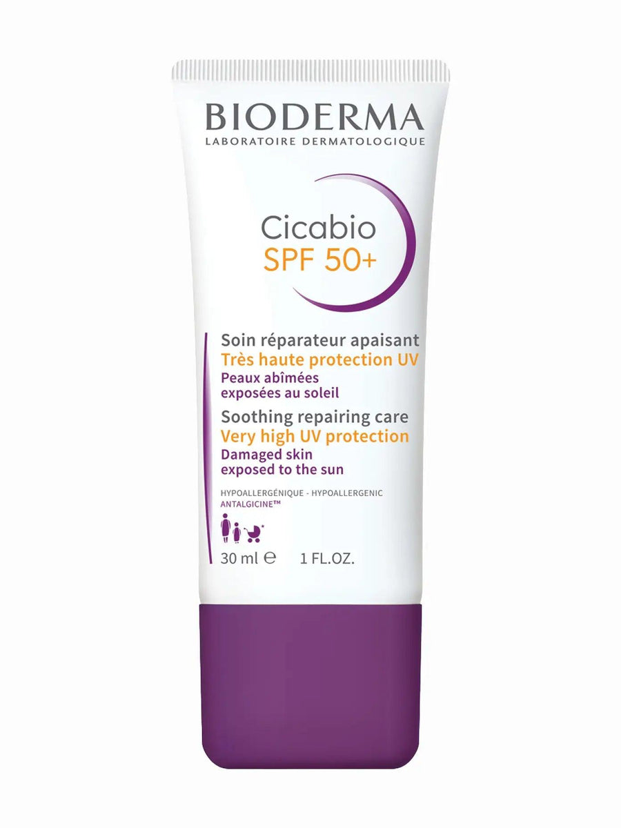 Bioderma Cicabio Spf50+ Soothing Repairing Cream 30ml - Sunscreen - Vita Wellness