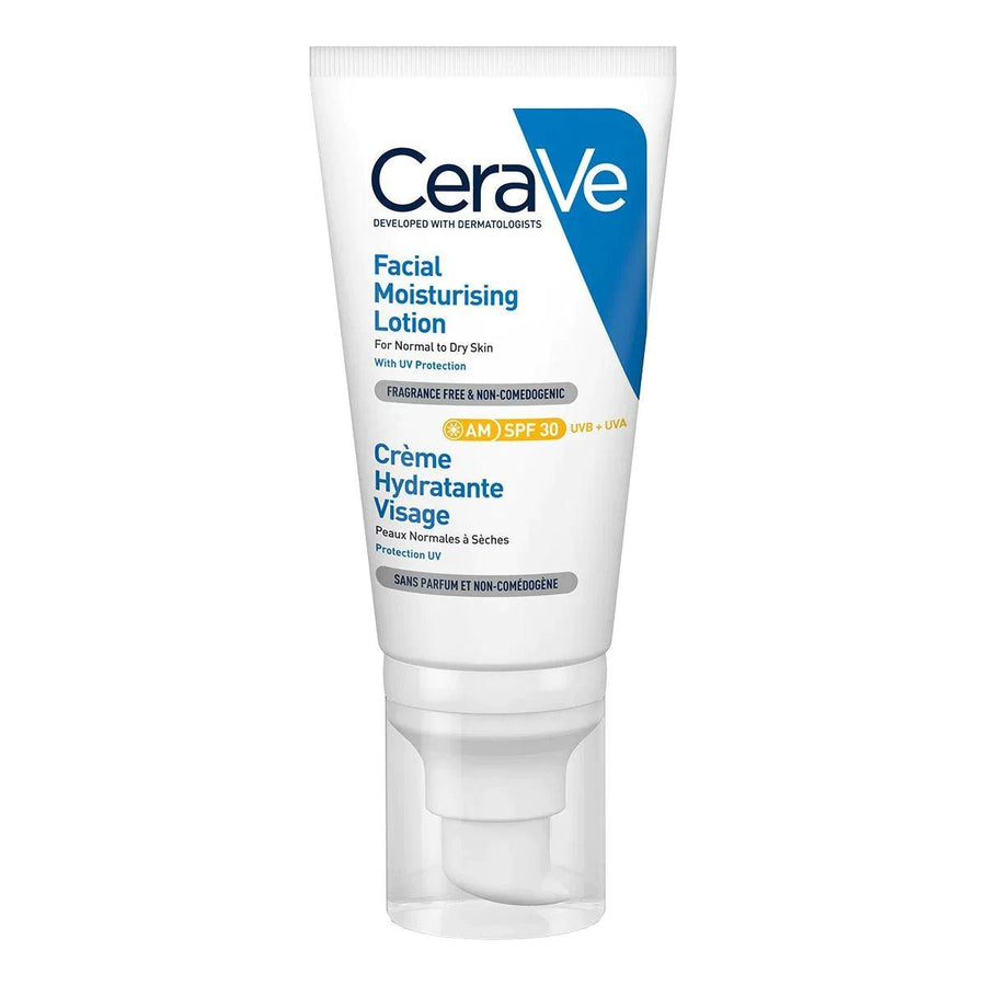 CeraVe Facial AM Moisturising Lotion For Normal to Dry Skin SPF30 52ml - Vita Wellness