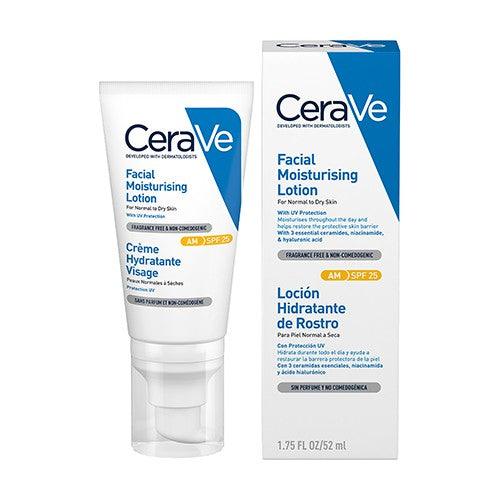 CeraVe Facial Moisturising Lotion AM SPF25 52ml - Vita Wellness