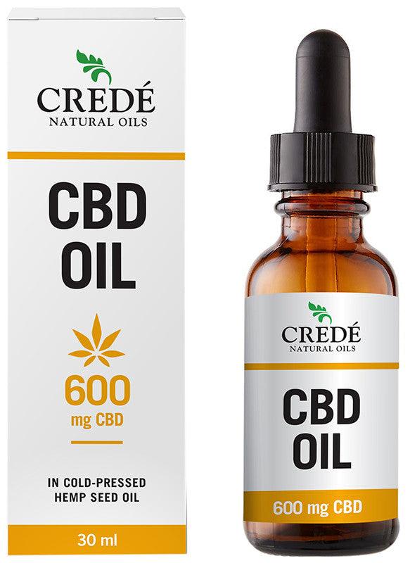 Credé CBD in Cold-Pressed Hemp Seed Oil 600mg - 30ml - Vita Wellness